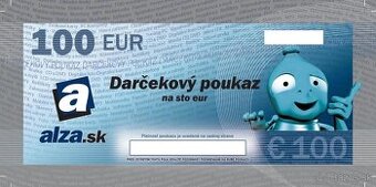 100€ poukaz do ALZY v elektronickej podobe
