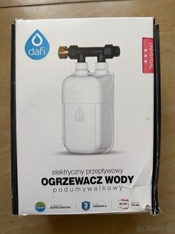 Prietokový ohrievač vody Dafi 4,5 kW k umyvadlu
