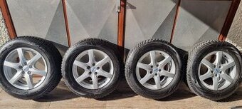 Predám Alutec elektrony 5x108 R16 / 215/65 r16 Falken zimné