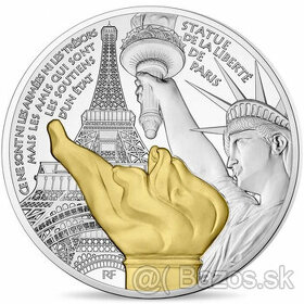 10 Euro stříbrná Socha svobody Francie 2017 - 1