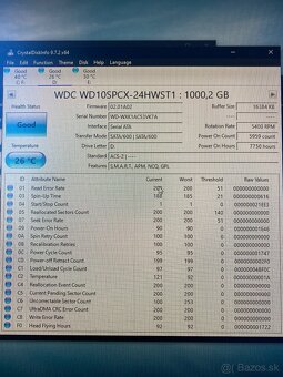 Predam 2,5” HDD disk 1TB