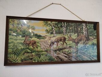 Obraz trofej srnec srnky