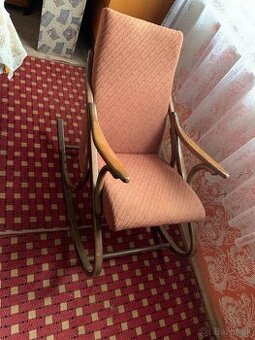 retro hojdacie kreslo