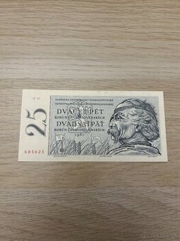 25 Korún Ceskoslovenskych 1961