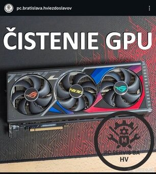 Čistenie grafických kariet (GPU) – NVIDIA, AMD (BA, HV, SC)