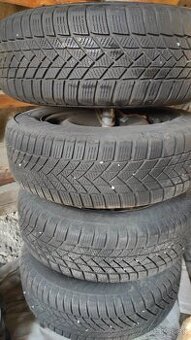 Zimné pneumatiky 195/65 r15 na diskoch