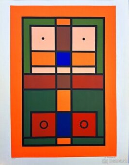 Alojz Klimo: Zlomok mesta (serigrafia)