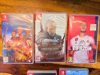 Hry na Switch - Civilization, SnowRunner, Fifa