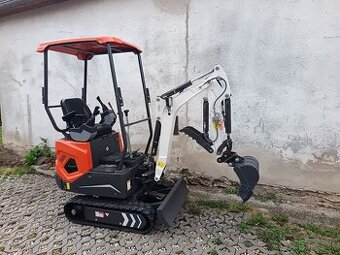 Výkopové a zemné práce minibagrom.