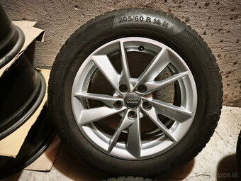 Audi A4 B9 8W - orig. 16" alu disky so zimnými pneu