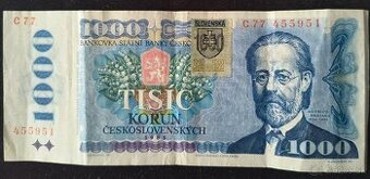 1000 Korún 1985 (SK-kolok)