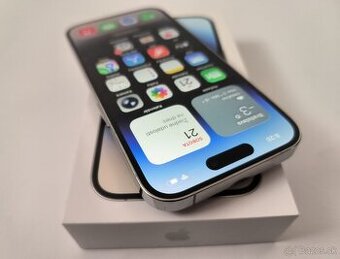 apple iphone 14 PRO 128gb Silver / Batéria 100%