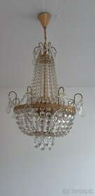 Kryštálový luster, lampy