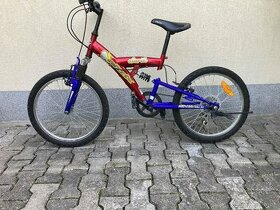Detsky bicykel - 20" - červeno/modry