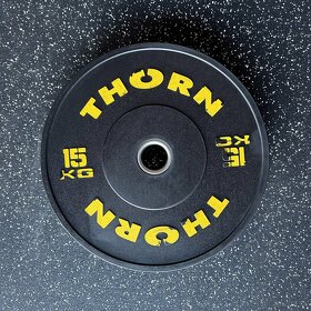Bumper olympijské kotúče ThornFit 15kg