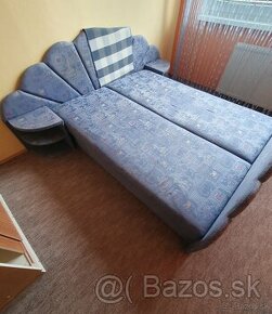 Manželská posteľ,+ Gala skriňa +komoda+koberec