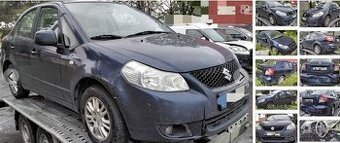 SUZUKI SX4 1.6 2008 predám DVERE sedan, NÁRAZNÍK, MOTOR M16A