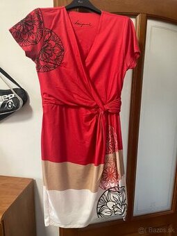 Červené šaty Desigual M/38