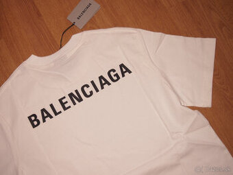 Balenciaga pánske tričko biele