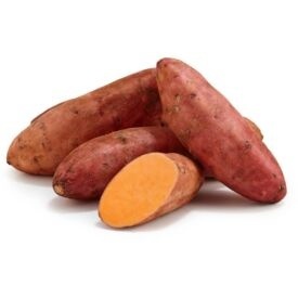 Bataty oranžove a fialové