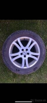 Na predaj: Hliníkové disky Subaru + zimné pneumatiky
