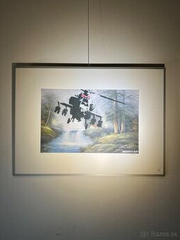 Limitovaná litografia Banksy – Helicopter