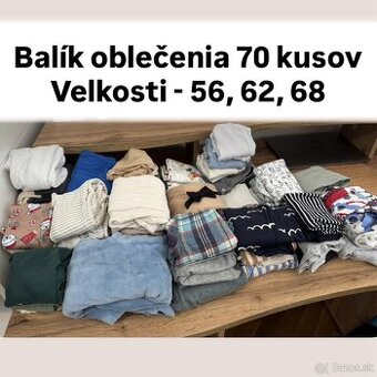 Oblečenie pre novorodenca 70 kusov