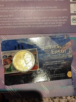 2,5€ Belgicko Ensor BU 2024