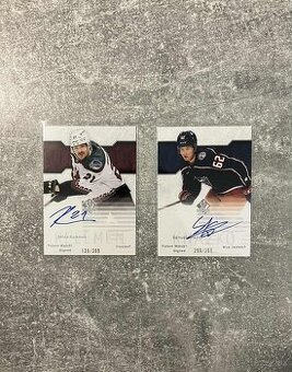 Hokejové podpísané auto karty NHL hráčov