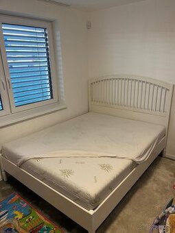 Manželská posteľ + Nový antialergický madrac