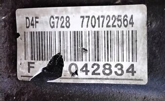 Predám Motor D4FG728 RENAULT THALIA 1.2 D4FG motor D4F G728