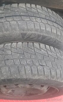 2ks69eur 185/65 r15 M+S Cordiant dezen6mm plechové disky Ren