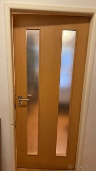 Interiérové dvere 80 cm používané s kľučkou a zámkom