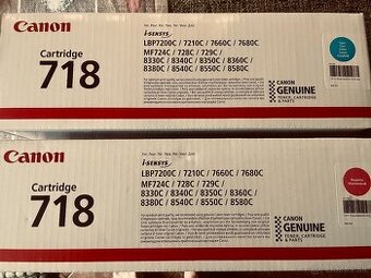 CANON Toner 718C , 718M