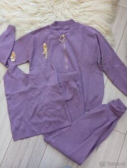 Štýlová fialová 3-dielna súprava