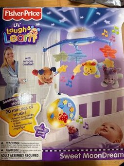 Hrací kolotoč na postielku Fisher Price