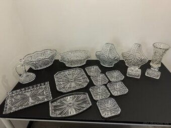 broušené sklo, křišťál, sklo - ceny dohodou