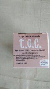 Predám menštruačný kalíšok NOVÝ, podložky, stolík/stolička