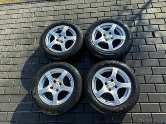 Letná sada kolies 4x98 r14 pneu 165/70 R14 5mm