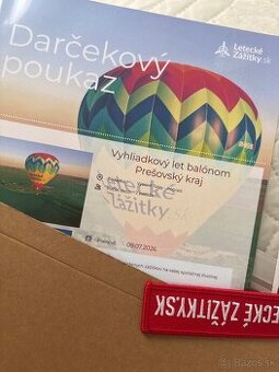 vyhliadkový let balónom pre 2 osoby Prešovský kraj
