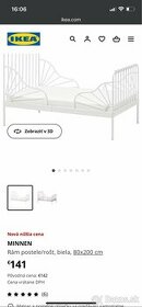 postel IKEA roztahovacie 140-170-200cm