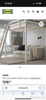 Poschodová posteľ Ikea 140x200