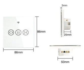 Moes Smart Curtain switch - chytrý vypínač na žalúzie/rolety