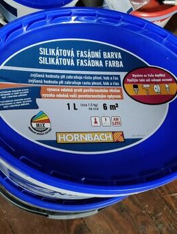 Predám fasádnu silikátovú farbu - 2 x 10 L