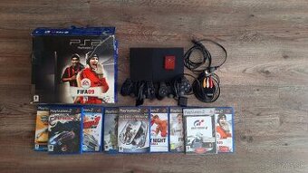 PlayStation 2 Slim SCPH-90004 edícia FIFA + 2x ovládače
