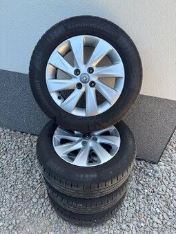 Hliníkové disky Opel Corsa 4x100 r15 + letné 185/65 r15