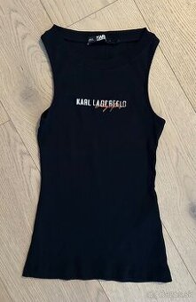 Karl Lagerfeld tielko S čierne originál