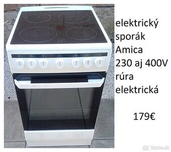 predám sporák aj s káblom rovno do zásuvky 230V