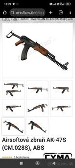 Airsoftová zbraň AK-47S