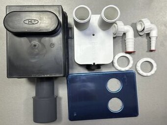 Sifón podomietkový DN50/40 pre napojenie 2 spotrebičov